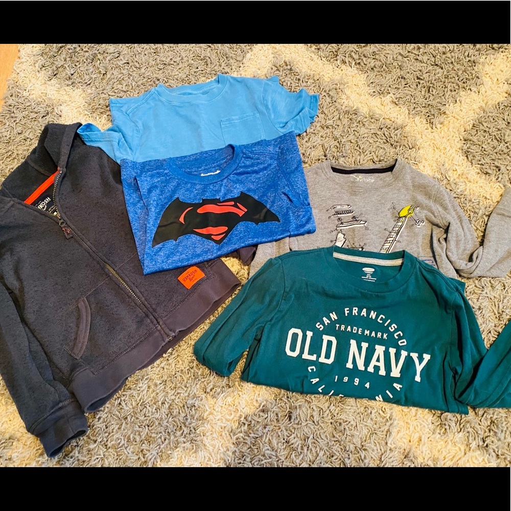 Name brand boys size 6 shirts